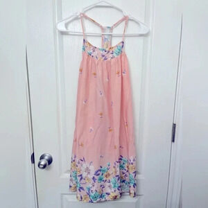 Spring Summer Floral Beach Dress